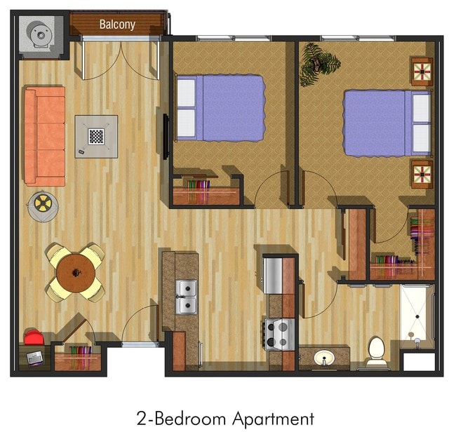 Floorplan - Oakridge Crossing Senior Community