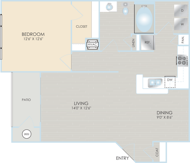 Floorplan - Park Place Apartments