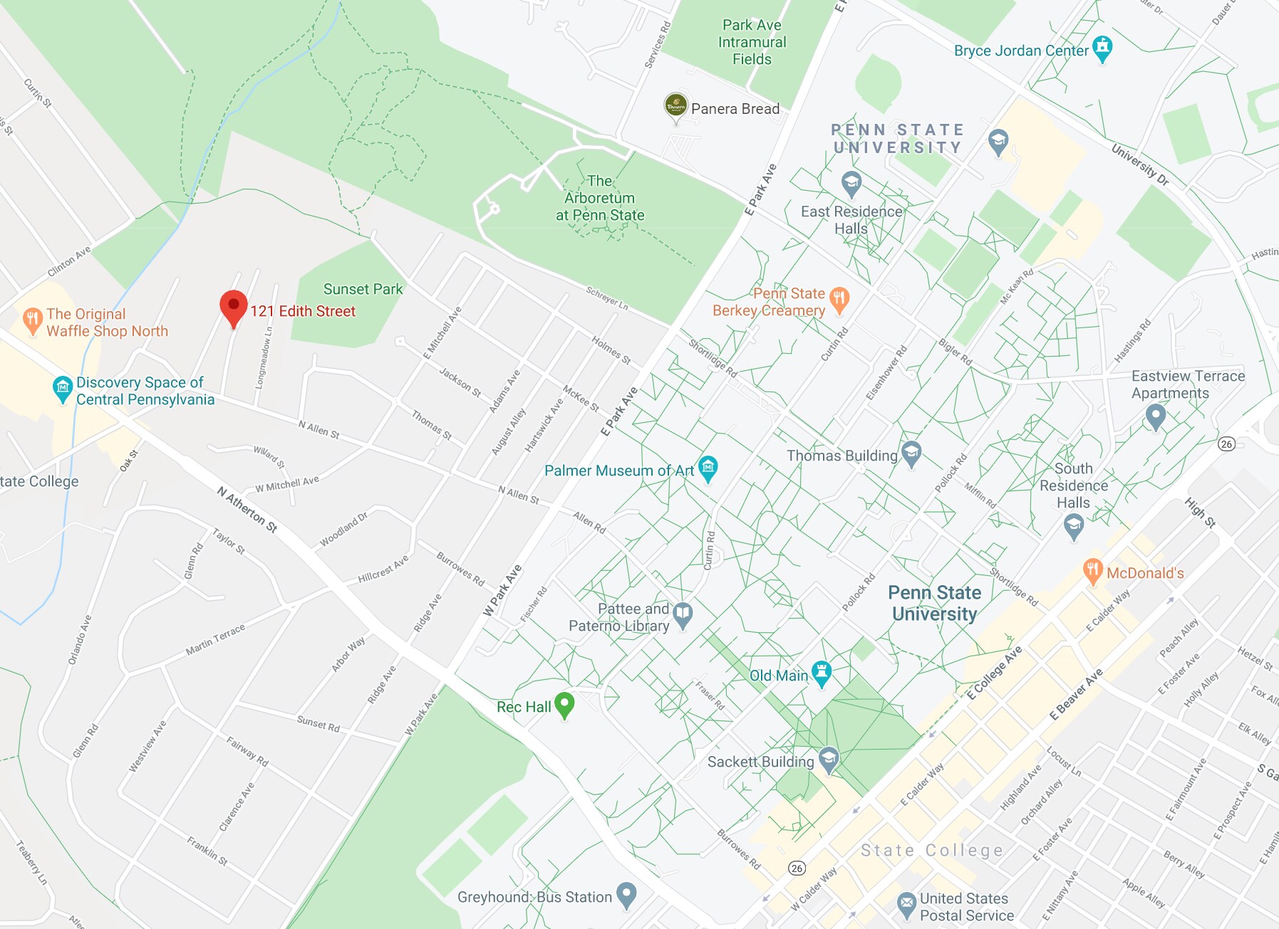 Close to PSU campus, downtown, and shopping centers along North Atherton - 121 Edith St