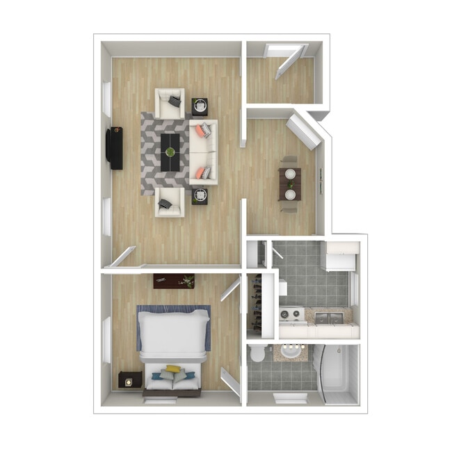 Floorplan - 1005 Grove Ave Apartments