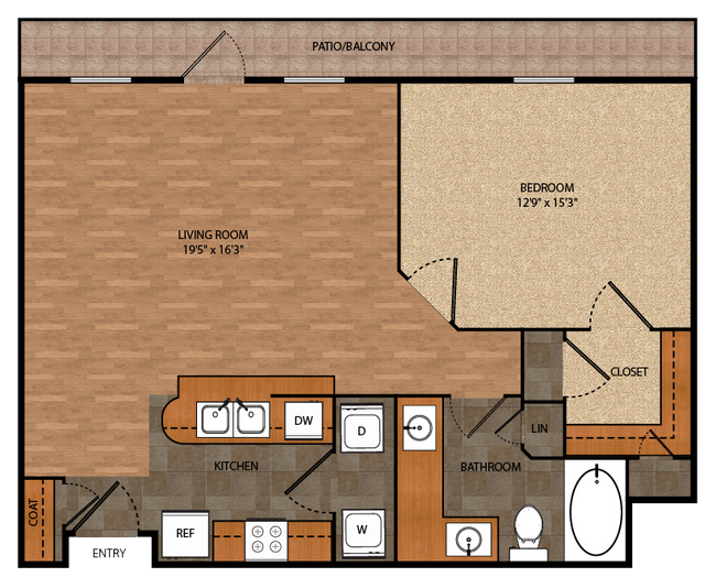 Floorplan - Bell Tower Flats