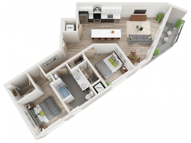 Floorplan - Gibson Apartments