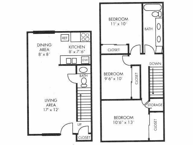 Floorplan - Oregon Oasis Apartments