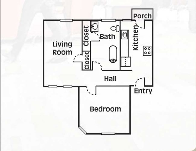 1BR/1BA - Phillips Manor Apartments