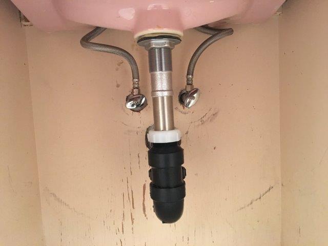 Bathroom faucet plumbing (new Dec, 2019). - 60 Cold Springs Rd, Apt