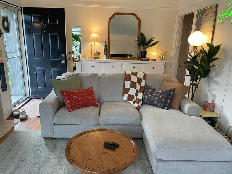 Staged Living Room - 1409 NE 71st Ave