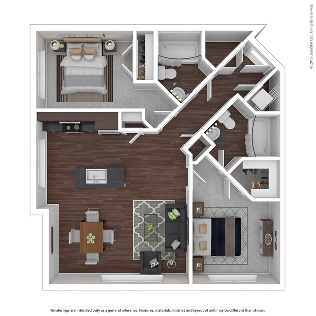 Floorplan - Studio 3807