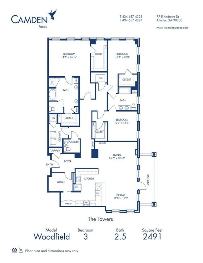Floorplan - Camden Paces