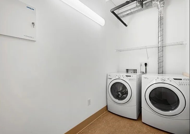 Personal Laundry room with storage - 1111 S Grand Ave