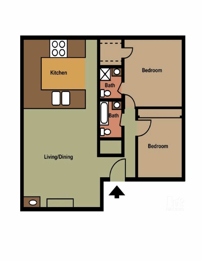 Floorplan - Athens Townhomes