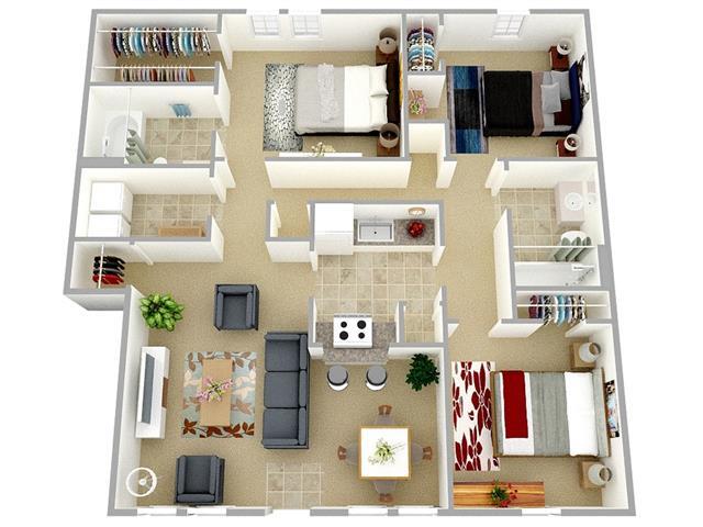 Floorplan - Ocean Gate Apartments