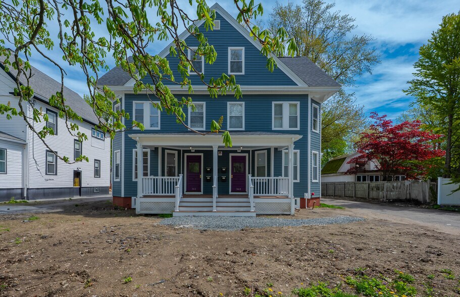 Brand new spacious front porch - 361 Miller Ave