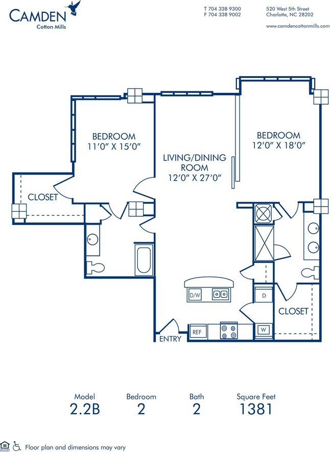 Floorplan - Camden Cotton Mills