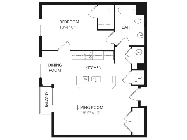 Floorplan - Bridges Apartment Homes