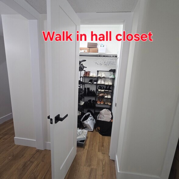Hallway walk in closet - 916 S Sherbourne Dr