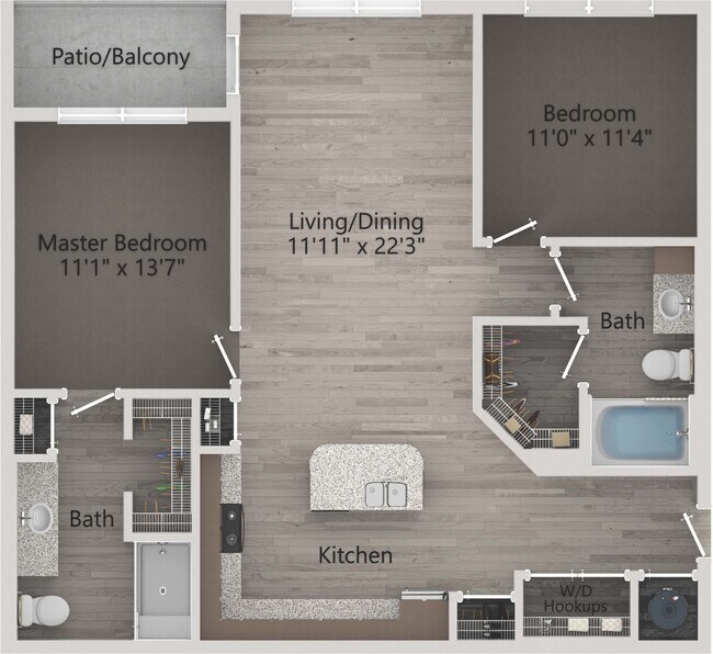 Floorplan - Southside Flats