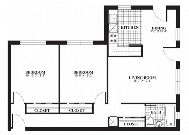 Floorplan - The Barrington Apartments