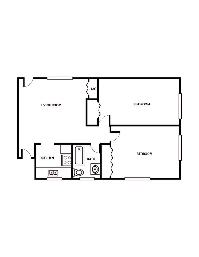 Floorplan - Woodlawn Park Apartments