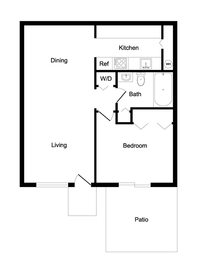 One Bedroom - JaxBay Apartments