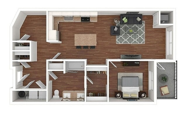 A8D 3D Floorplan - Maple and Main