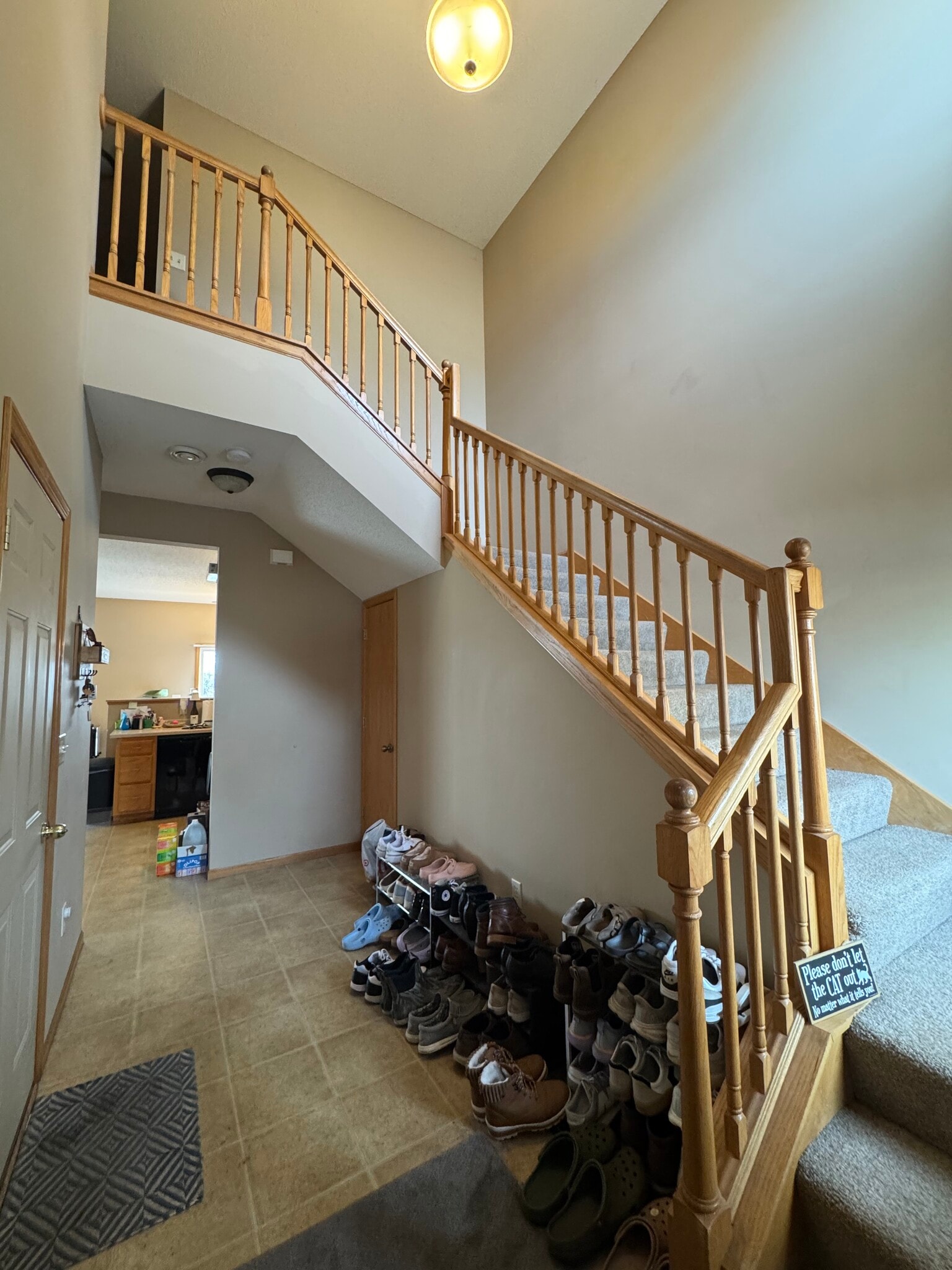 Stairway looking up - 2156 Willow Trail