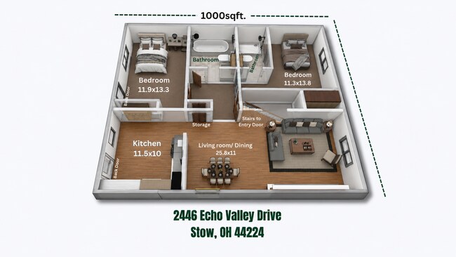 Building Photo - Spacious 2-Bedroom, 2-Bathroom Apartment in Stow with Balcony & Storage