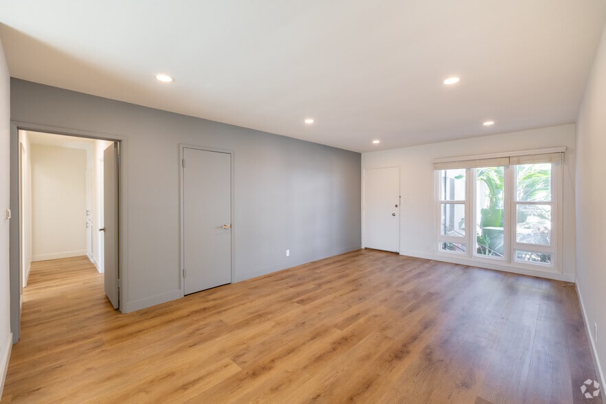 2BR, 2BA - 970SF - Living Room - Bright & Spacious Renovated Apartments – Prime West Hollywood Location