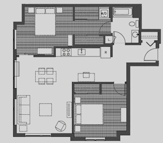 2BR/1BA - The Benevento