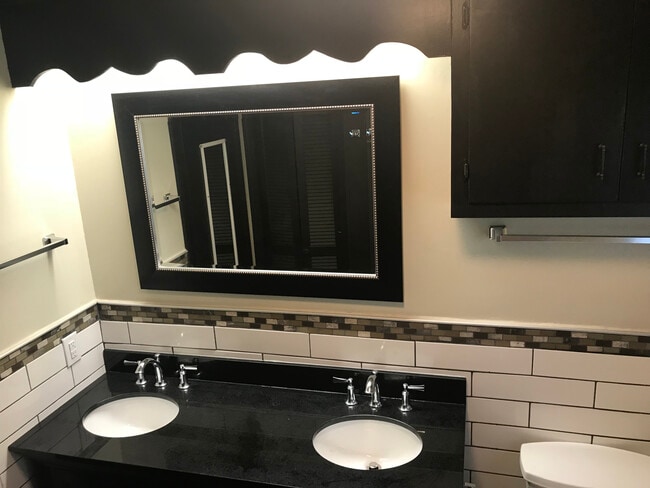 Bath with linen closet and LED lighting - 331 Green Briar Rd