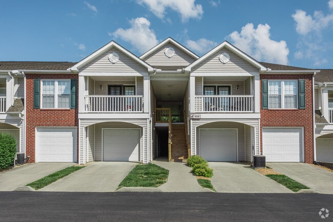 Exterior - Buildings with Private Garage - Steeplechase Apartments