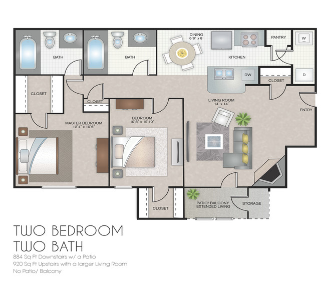 Floorplan - Eagle’s Point Apartment Homes