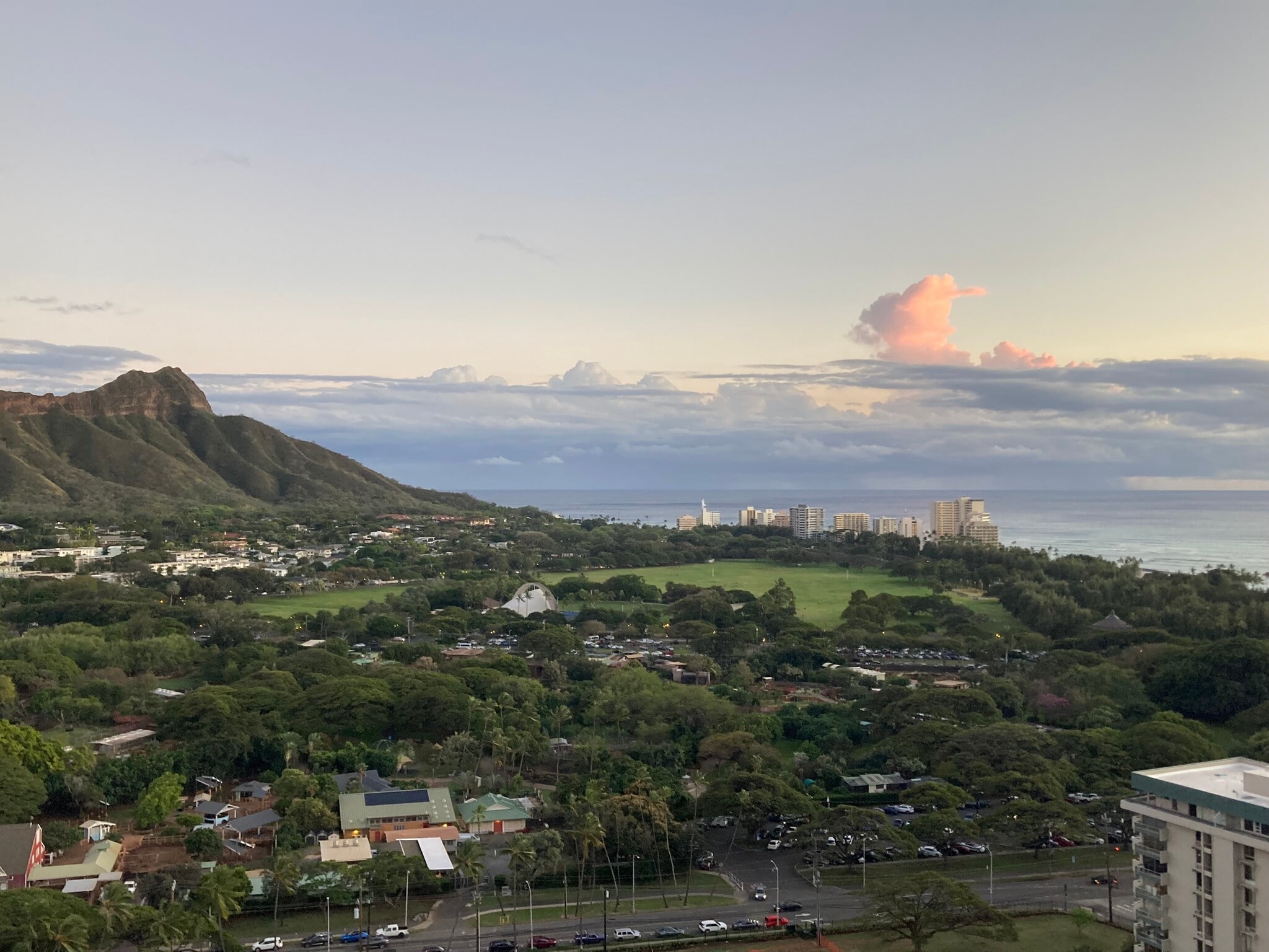 View from lanai - 2600 Pualani Way