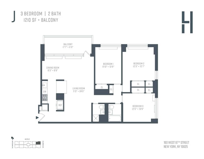 Floorplan - 120 West 97th  Street