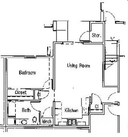 1BR/1BA - Timber Ridge