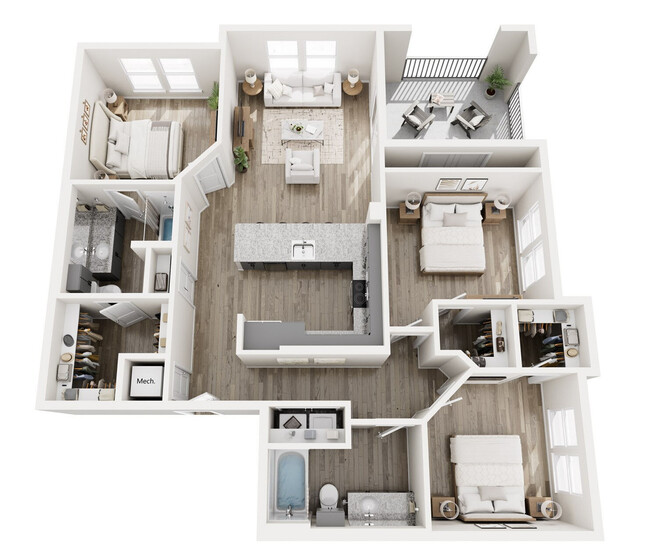 Floorplan - Sunstone Apartments