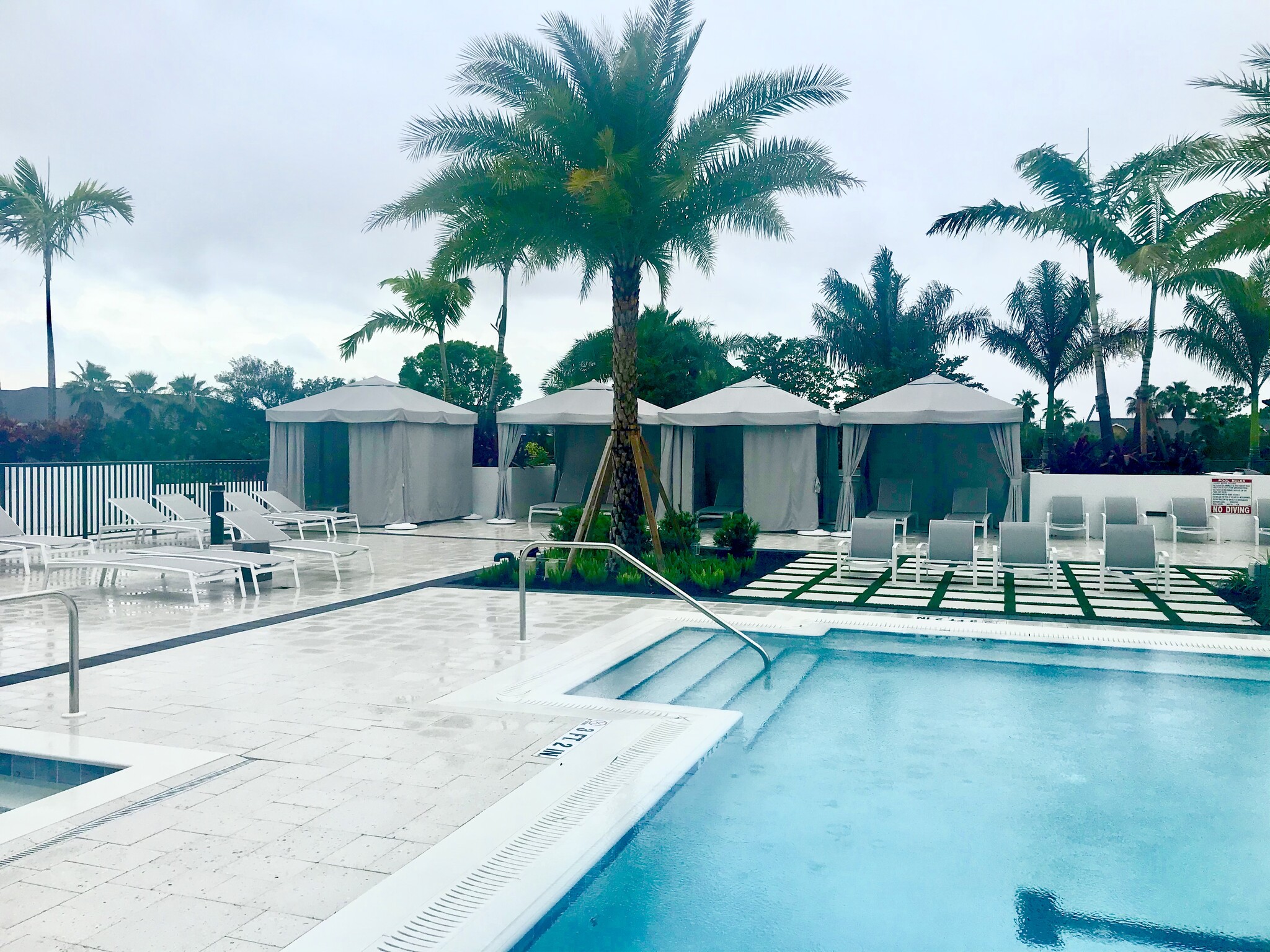 Poolside cabanas - 1111 Central Ave