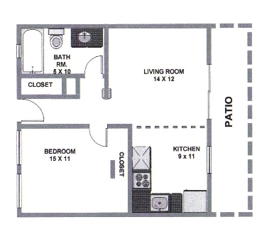 1BR/1BA - Aloha