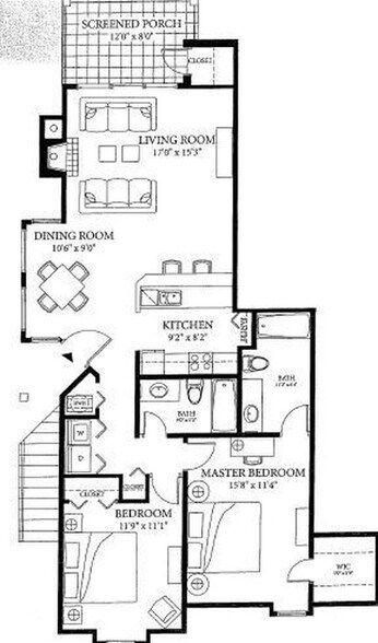 Floorplan - 2400 Feather Sound Dr Apt 421