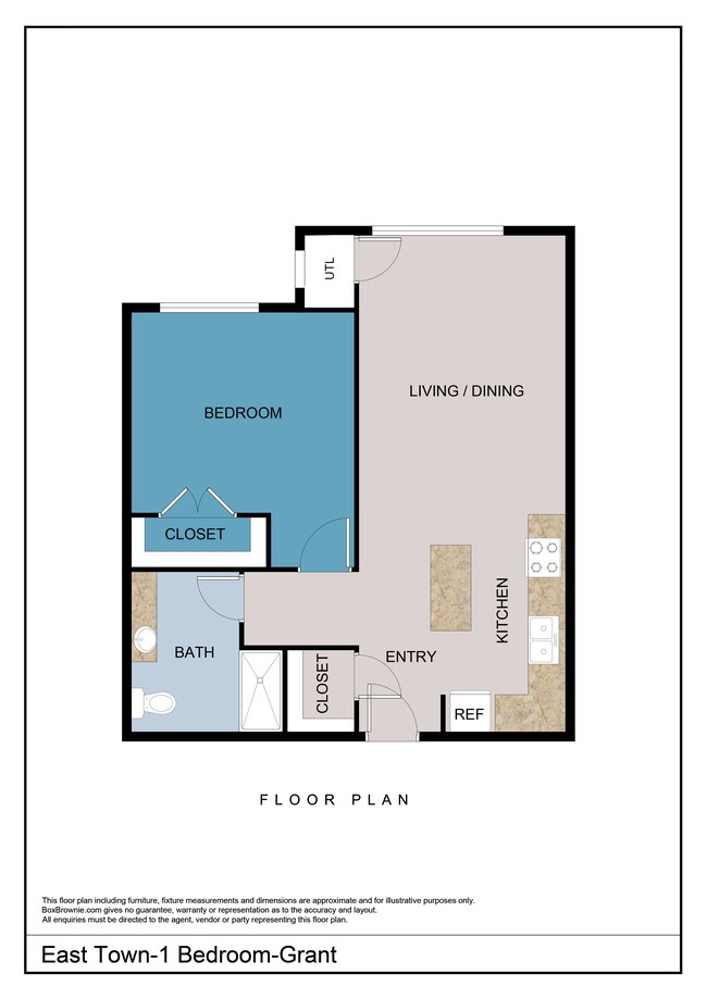 Floorplan - East Town Apartments