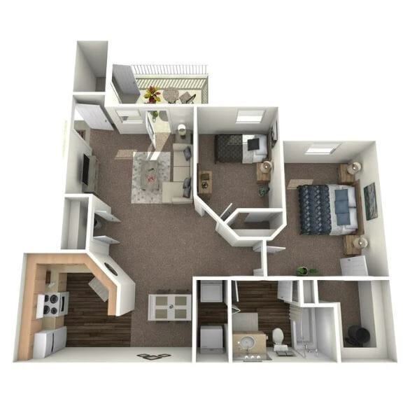 Floorplan - Buffalo Creek Apartments