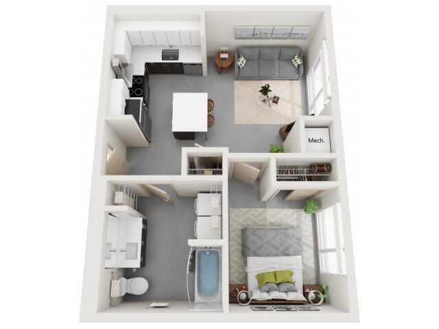 Floorplan - Gibson Apartments