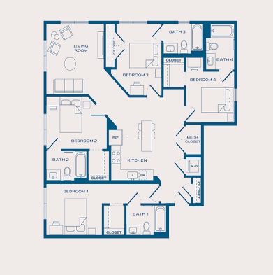 floorplan - Charme Statesboro