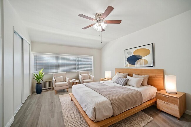 Bedroom Staged - Winnetka Gardens Apartments