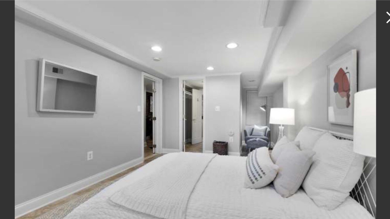 lower level primary suite and nook - 2715 11th St NW