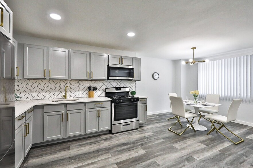 Kitchen/Dining Area-Renovated - Park Terrace Apartments