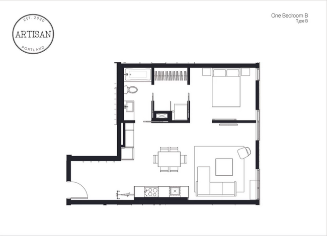 1X1C - Artisan Apartments