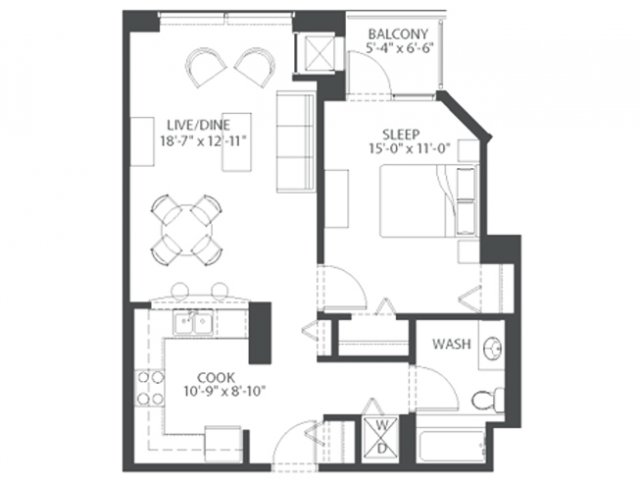 Floorplan - AMLI 900