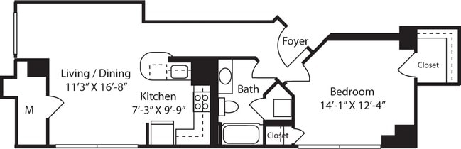 Floorplan - The Prime at Arlington Courthouse