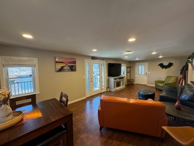 Living room and dining view - 312 Lehigh Dr