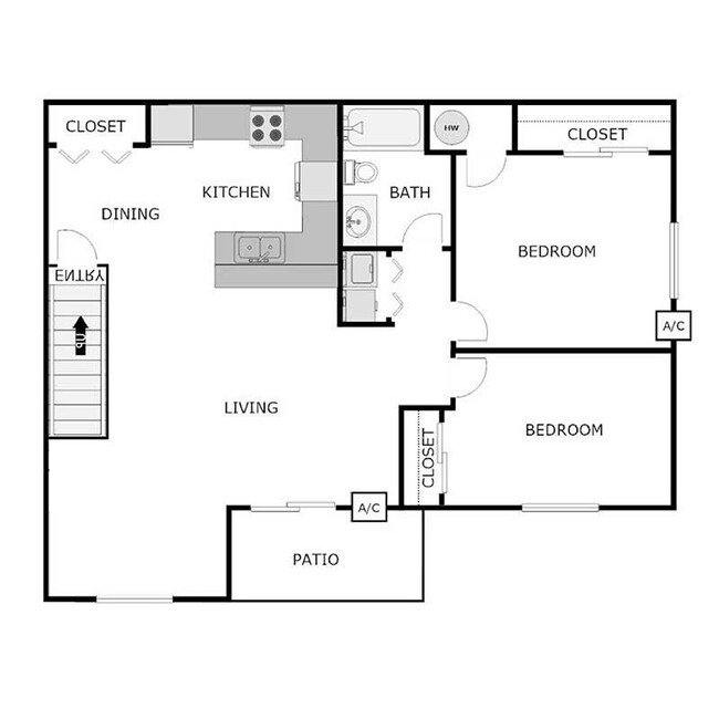 Floorplan - COMMERCIAL SQUARE APTS